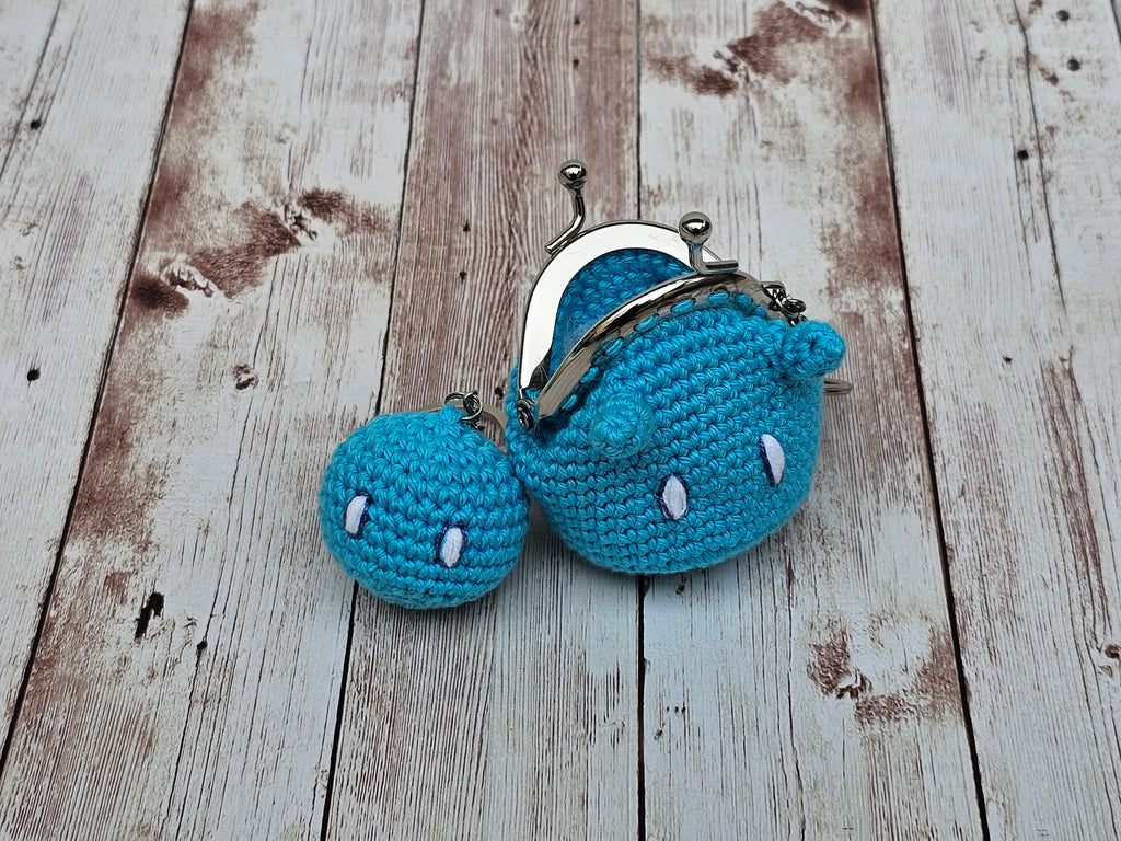 Pack monedero y llavero blandiblú de agua