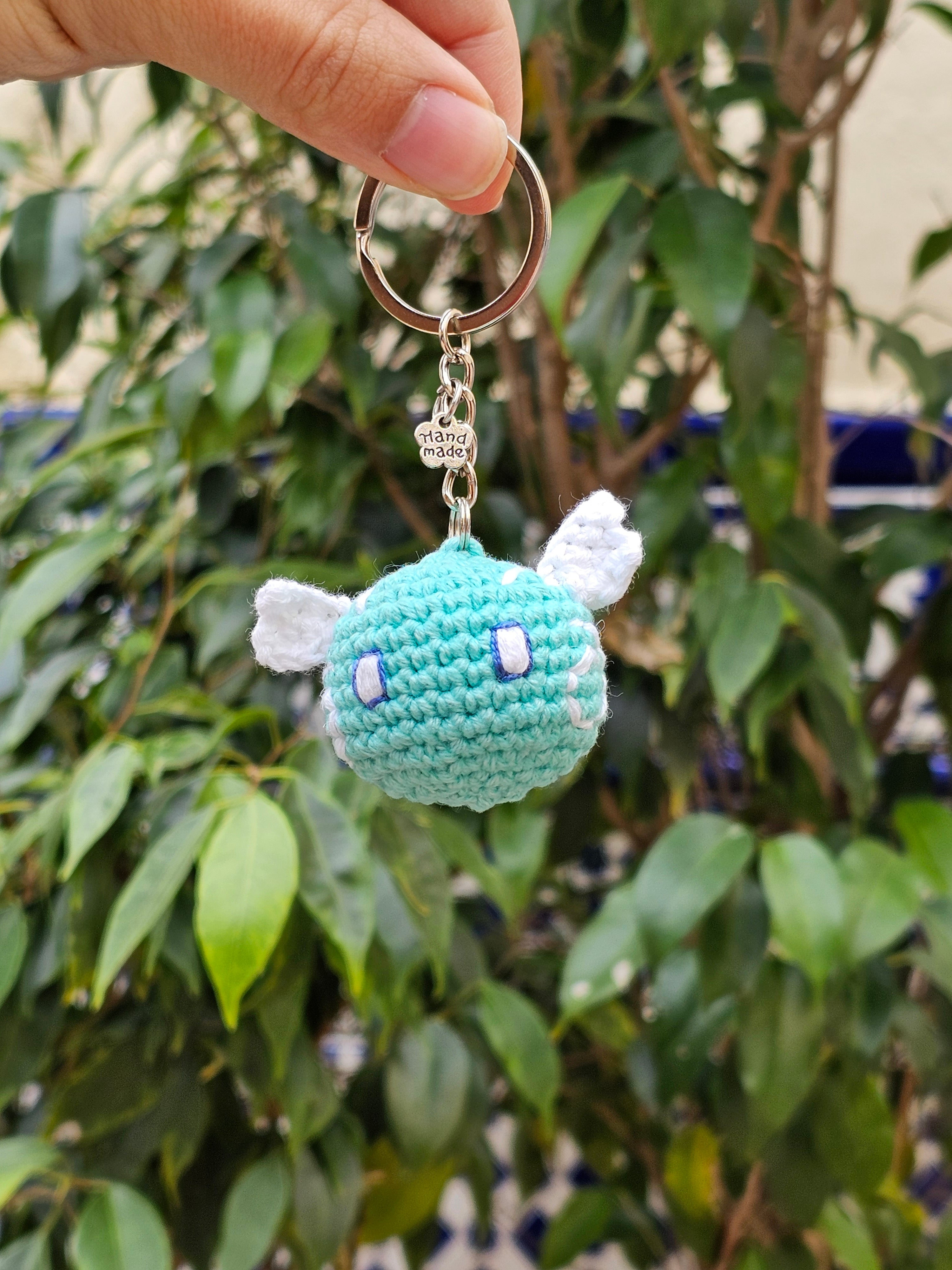 Llavero blandiblú de viento