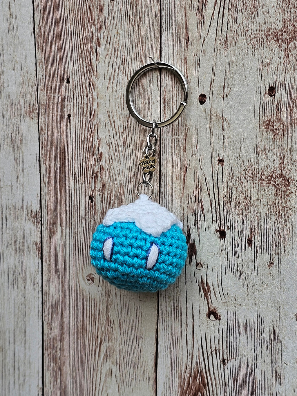 Llavero blandiblú de hielo