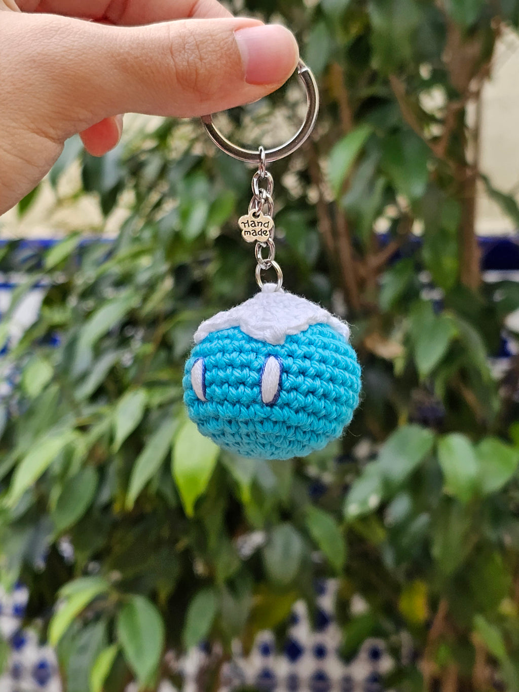 Llavero blandiblú de hielo