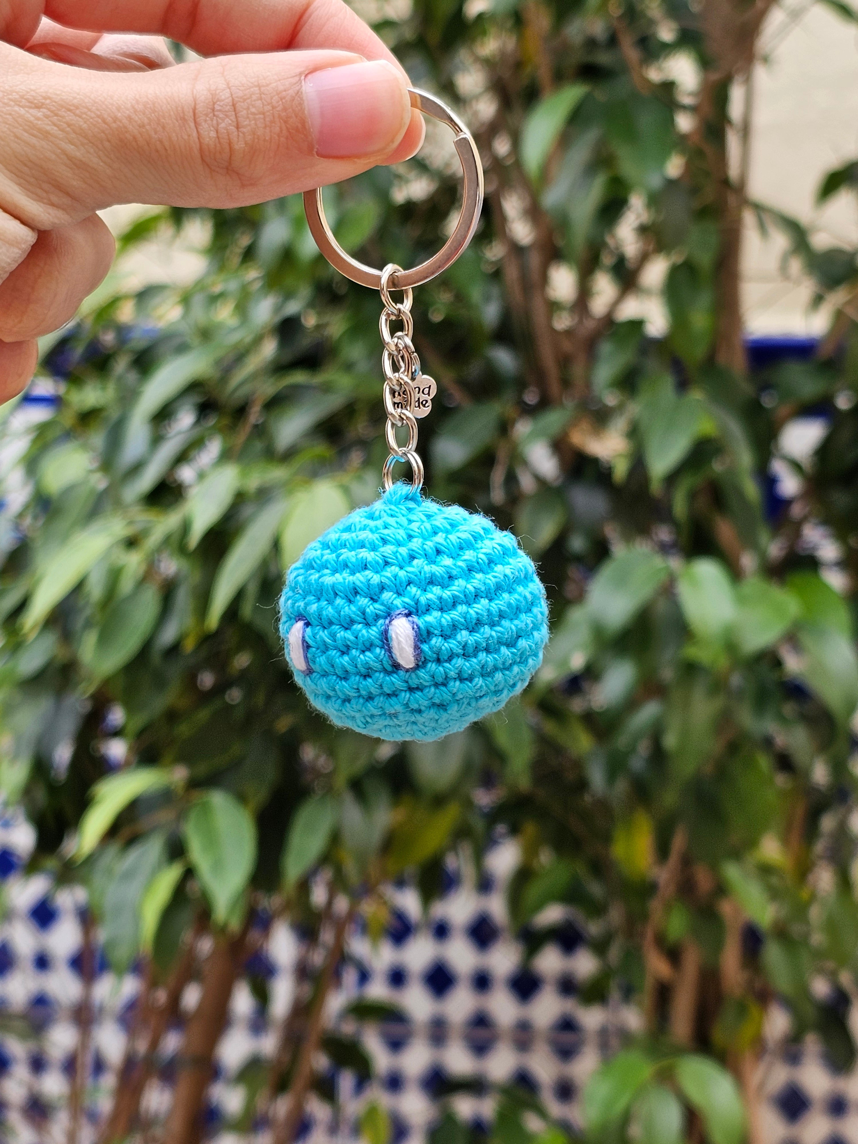 Llavero blandiblú de agua