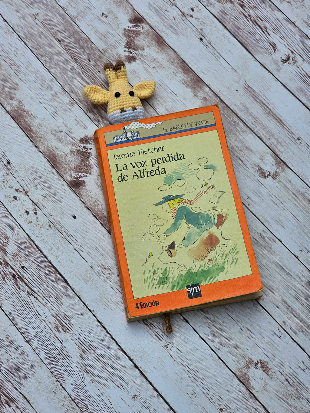 Marcapáginas jirafa