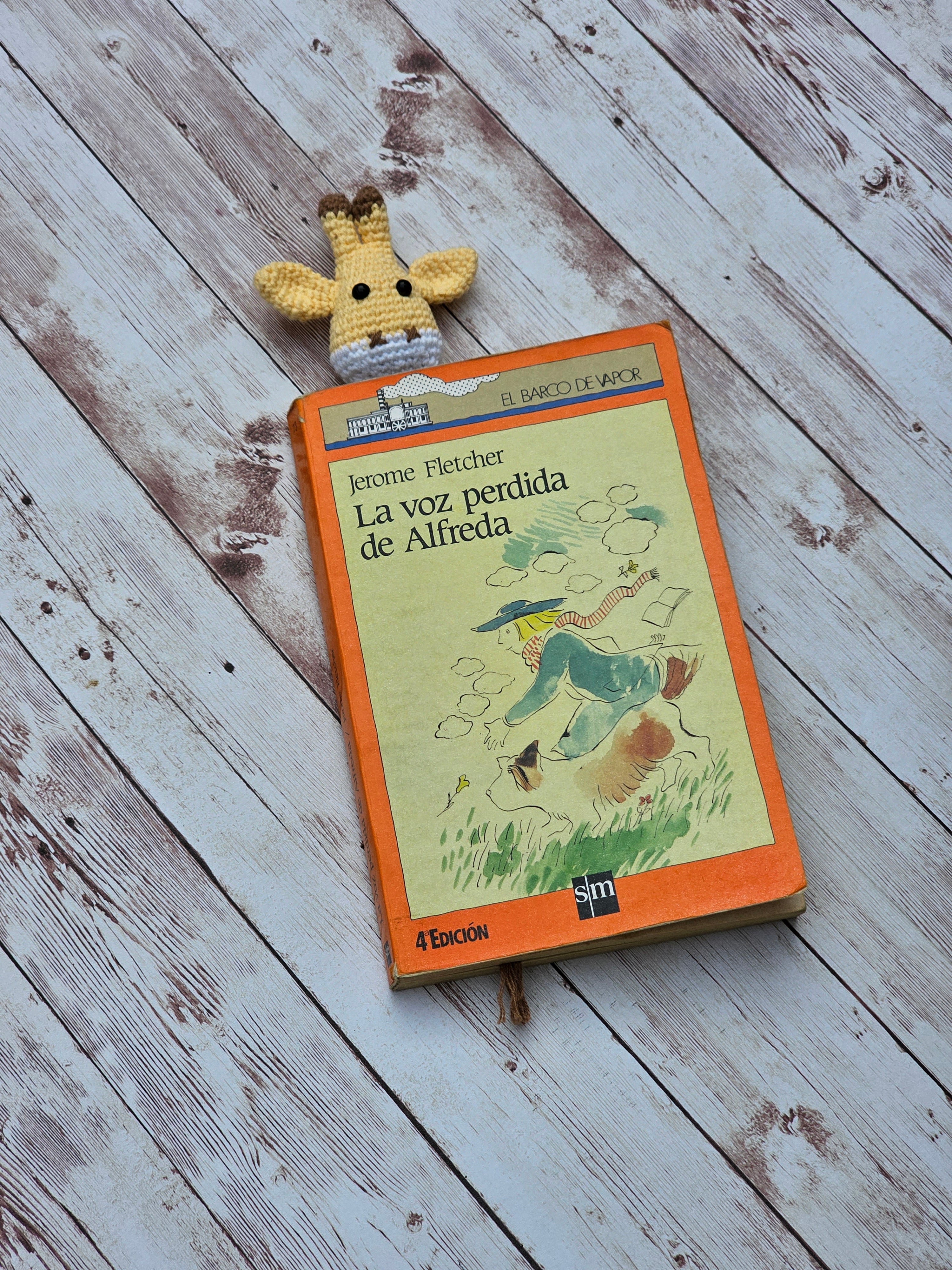 Marcapáginas jirafa