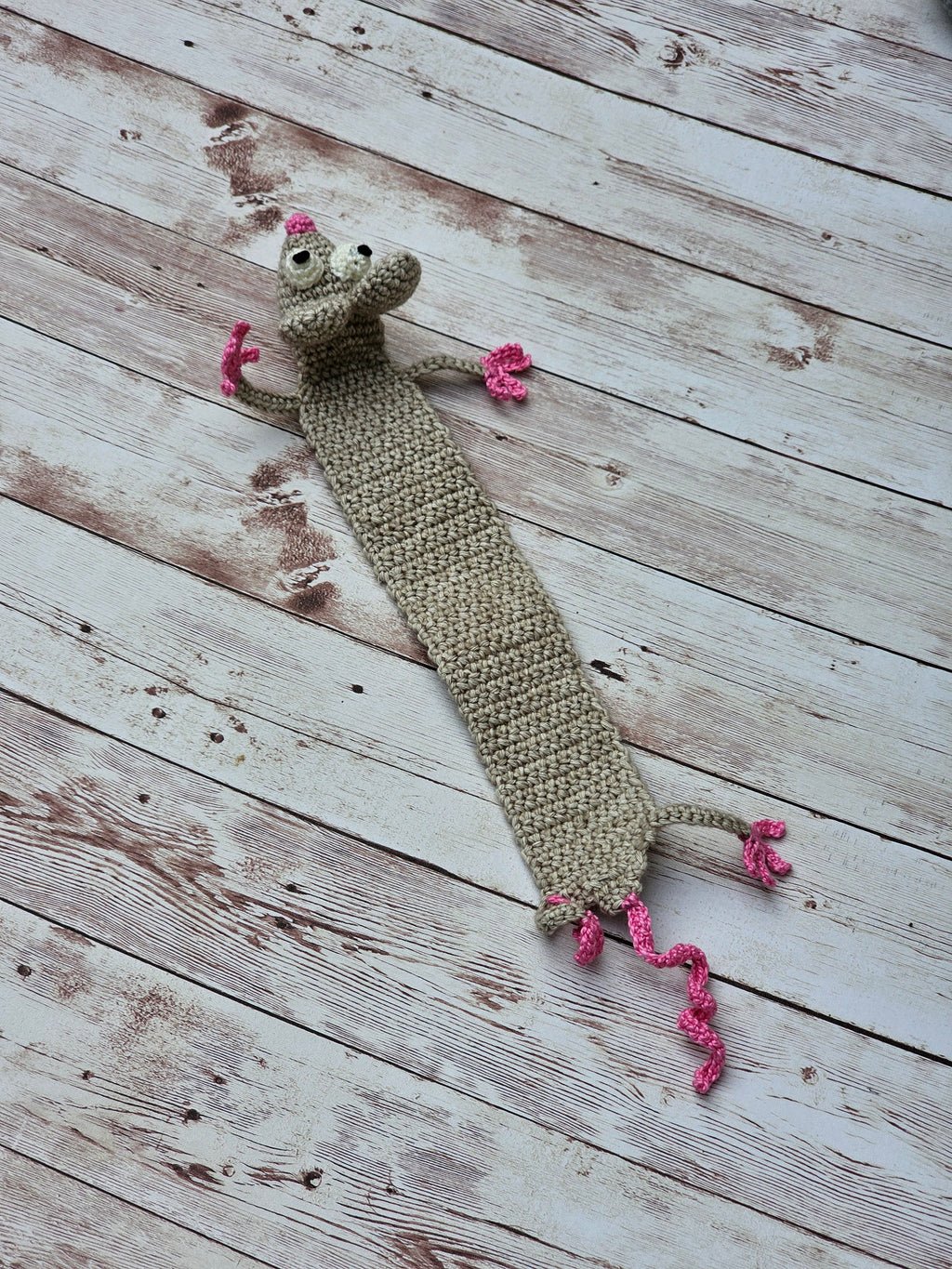 Marcapáginas ratón marrón