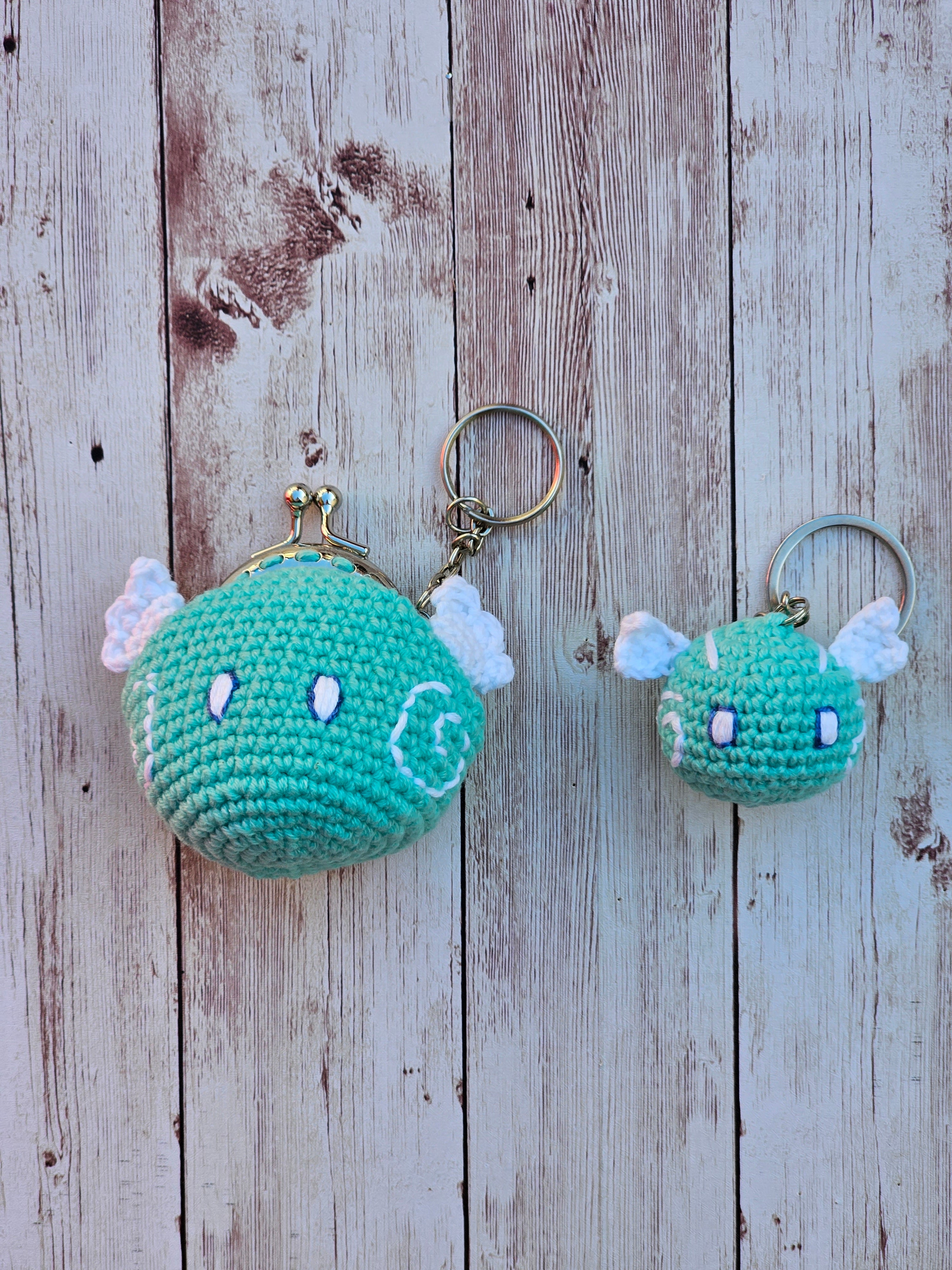 Pack monedero y llavero blandiblú de viento