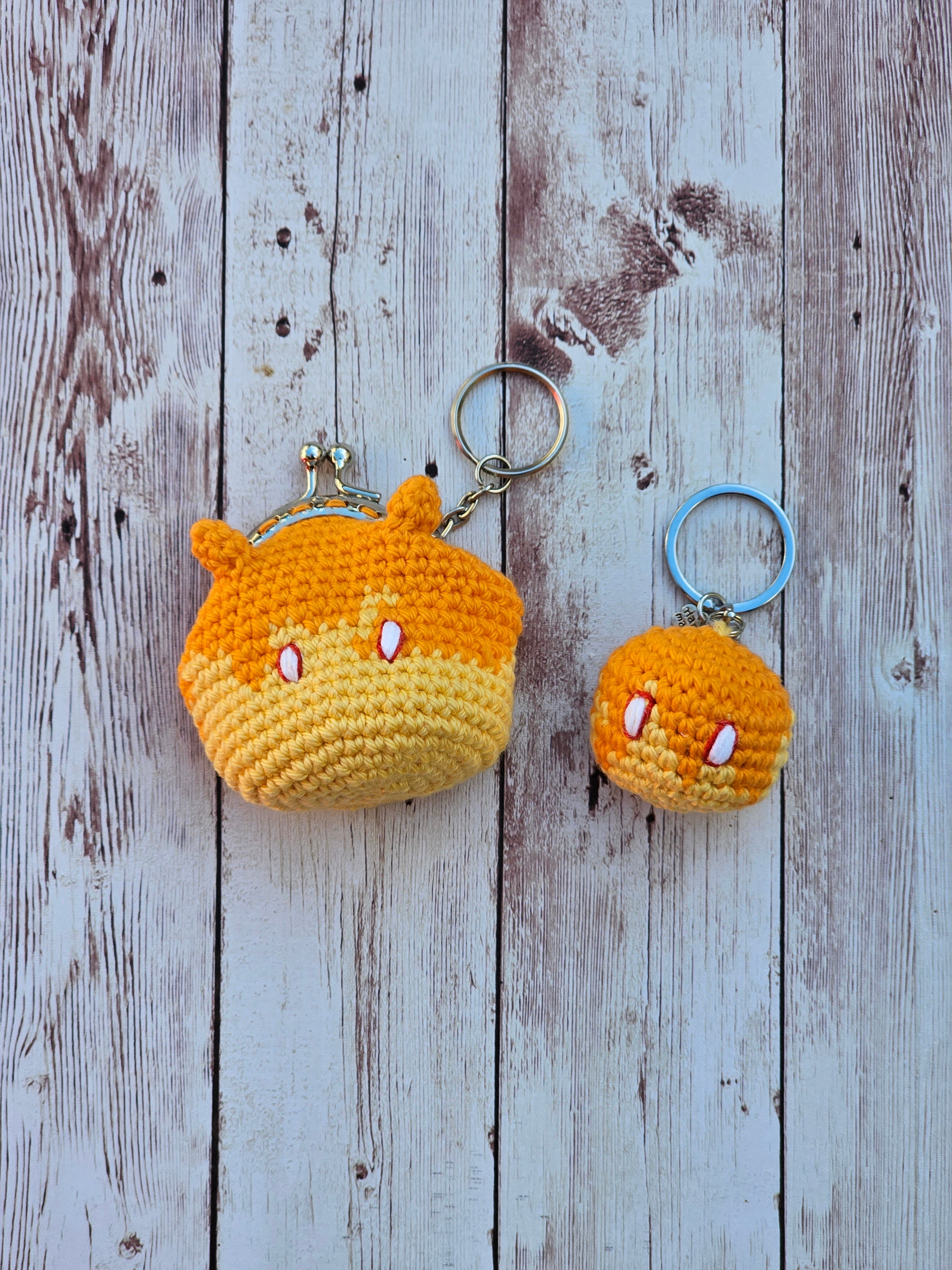 Pack monedero y llavero blandiblú de fuego